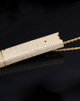 JUUL Vape E-Cig fully iced case Pendant Holder Cover Case diamond shopgld