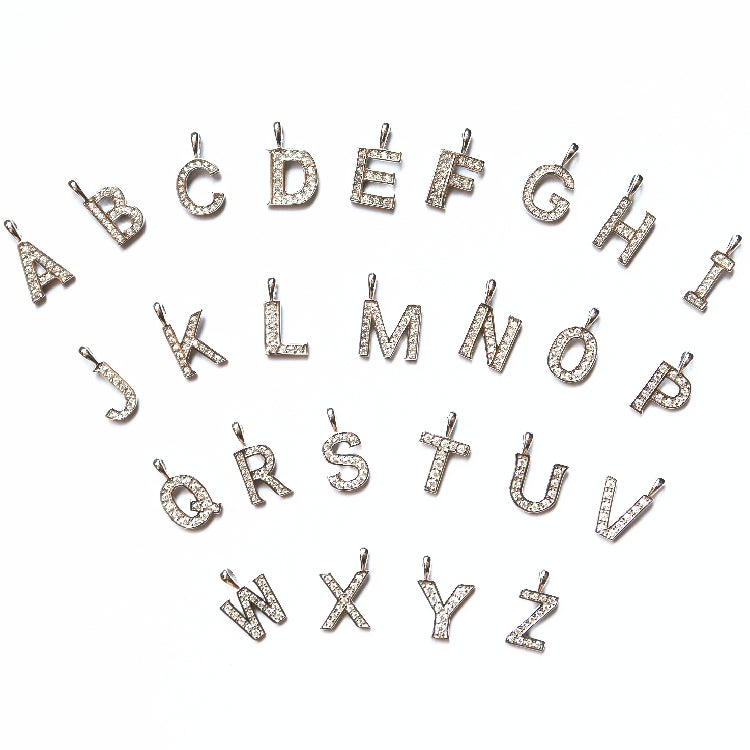 eyefunny アイファニー custom letter diamond alphabet necklace chain