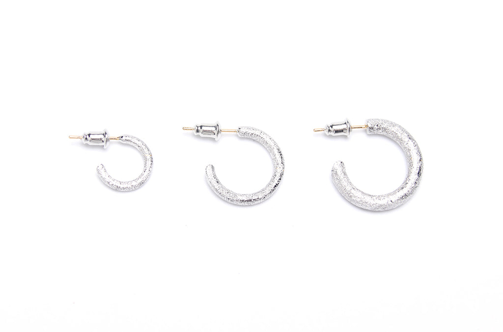 high fashion luxury hoop earrings silver 925 white gold yellow gold coated 18k diamond
