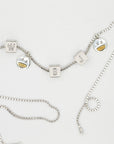 baby block letter custom necklace chain choker jesus is king kanye west rhude virgil off white