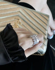 Kylie Jenner signature eternity band ring in oval kylie ring diamond