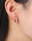 eternity fully iced hoop earrings ifandco shopgld high end luxury jewelry diamond