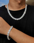 travis scott canary halo two row scott solitaire tennis link bracelet out with kylie jenner AP style kardashian fashion nova shein