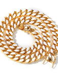 louis vuitton virgil off white inspired alike enamel cuban link necklace chain