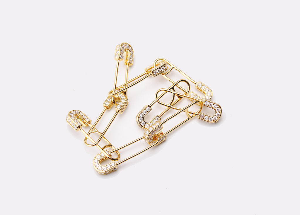 EYEFUNNY アイファニー Diamond safetypin bracelet necklace diamond poggy jbalvin kim jones clot poon