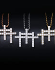GUNNA cross TRIPLE pendant & necklace with free matching chain included.