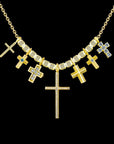 EYEFUNNY smiling face pendant necklace chain diamond vvs アイファニー POGGY KIM JONES VIRGIL JBALVIN