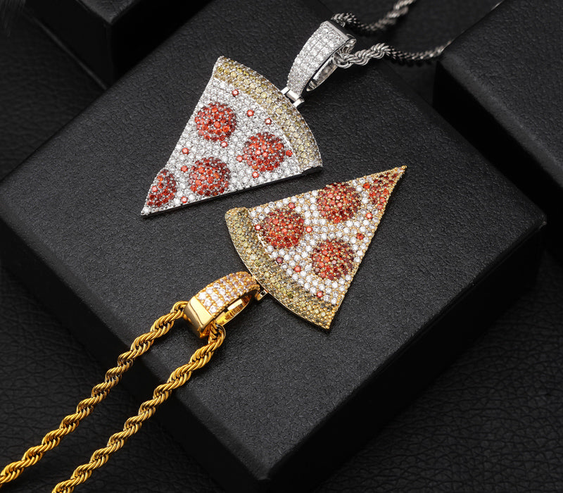 icebox pizza ifandco penant necklace chin cuban links tennis links diamond buy cheap