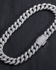 18mm rounded bubble cuban links necklace/bracelet chain 3D diamons vvs ifandco shopgld