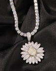 Tyler creator spinning daisy flowerboy pendant necklace diamond ifandco