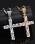 Princess cut cross pendant & necklace with free matching chain playboi carti vlone