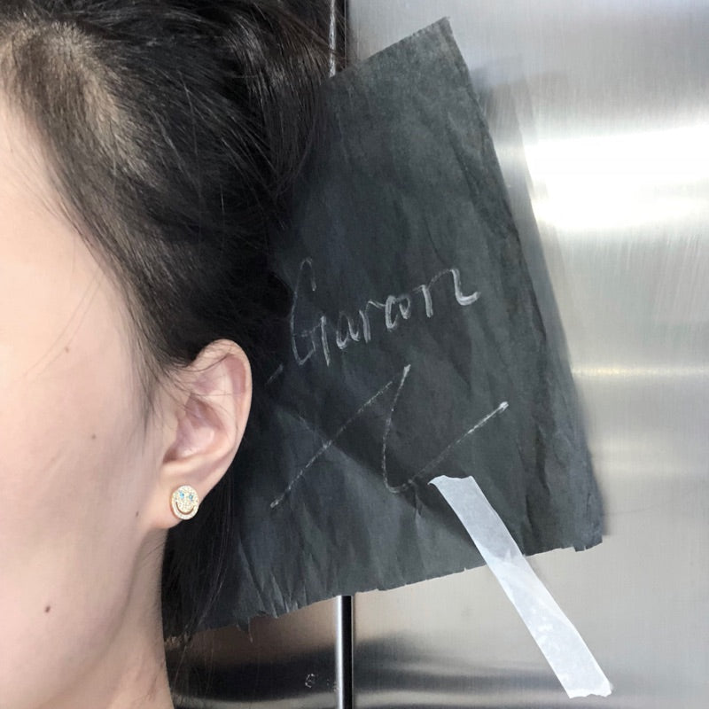 eyefunny smiling face stud earring as seen on jbalvin chain アイファニー EYEFUNNY 高価買取強化中 ブランド買取のRINKAN