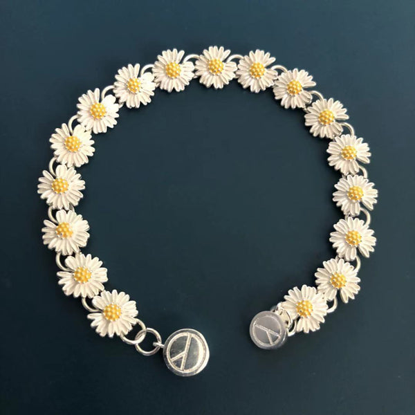 アクセサリー PEACEMINUSONE DAISY BRACELET 19cm PEACEMINUSONE UNBOXING : Daisy bracelet, keychains and pins