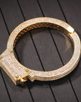 Suge Knight Fully iced diamond handcuff bracelet deathrow records tupac jewelry hip hop rap celebrity jewelry jewelers
