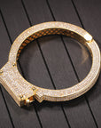 Suge Knight Fully iced diamond handcuff bracelet deathrow records tupac jewelry hip hop rap celebrity jewelry jewelers