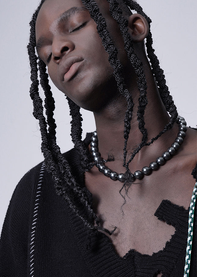 asap rocky vlone pearl necklace chain ian connor jewelry links chain