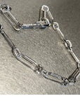 paper clip links jacob & co virgil abloh offwhite alike necklace chain link diamond travis scott silver white gold buy