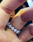 harry winston eternity ring heart diamond travis scott kylie jenner cardib offset