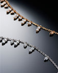 Kylie Jenner Tiffany diamonds dangling choker chain necklace