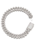 curb cuban link 10mm necklace chain fully iced custom clasp diamond ifandco