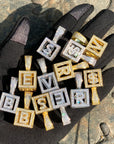 affordable hip hop custom jeweler iced out baby block letter pendant necklace chain shopgld