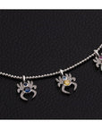 Farfetch Eyefunny diamond spider pendant choker necklace