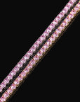 4MM Solitaire Pink Simulated Diamonds Tennis Chain ifandco kylie jenner cardi b shopgld
