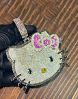 ifnandco custom hello kitty diamond pendant necklace chain iced out ben baller