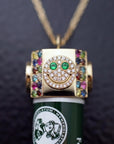 eyefunny diamond vvs アイファニー This is the Smiley-gold holders who have one or two. It’s the lip balm cap pendant- head which is made of SV925 with black diamond-eyes smiley.