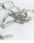 paper clip links jacob & co virgil abloh offwhite alike necklace chain link diamond travis scott silver white gold buy