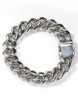 15mm cuban link necklace chain in baguette diamond White Gold Yellow Gold sterling silver hip hop jewelry cheap best quality custom made