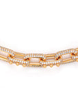 Playboi Carti spiked links necklace cuban link fully iced diamond vvs vlone asap rocky