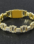 Vintage 13mm C de Cartier double CC baguette necklace cuban link chain interlaced diamond necklace rapper trap music playboi carti