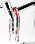 eyefunny princess eternity bracelet EYEFUNNY Ginza Boutique アイファニー 銀座ブティック tennis link Bracelets With Cut Multi-color gemstone Bracelet Silver Jewelry affordable hip hop jewelry ifandco
