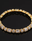 travis scott canary halo one row solitaire tennis link bracelet out with kylie jenner