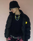 asap rocky jewelry pearl necklace dice skull chain choker playboi carti vlone