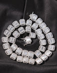 halo iced baguette travis chain canary diamond necklace chain bracelet cheapest asap rocky vlone