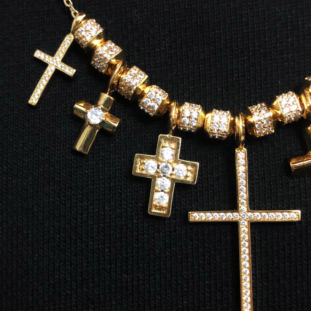 EYEFUNNY smiling face pendant necklace chain diamond vvs アイファニー POGGY KIM JONES VIRGIL JBALVIN