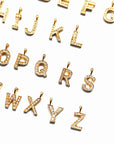 eyefunny アイファニー custom letter diamond alphabet necklace chain
