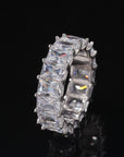 Kylie Jenner signature eternity band ring in oval kylie ring diamond