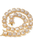 halo iced baguette travis chain canary diamond necklace chain bracelet cheapest asap rocky vlone