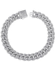 Fully iced 3D Bubble 10mm diamond cuban link necklace chain Yellow Gold high end fine jewelry ifandco jewelers travis scott