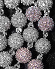ben baller fully iced diamond beads chain necklace kid kudi