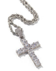 Princess cut cross pendant & necklace with free matching chain playboi carti vlone