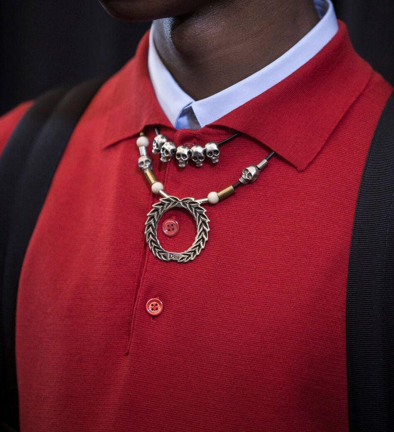 asap rocky jewelry pearl necklace dice skull chain choker playboi carti vlone