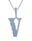 asap bari asap rocky vlone v pendant necklace chain diamond lil uzi vert playboi carti jeweler