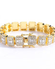 baguette diamond round stone tennis links bracelet necklace chain white gold yellow gold baller rappers nba hip hop jewelry buy shopping free shipping