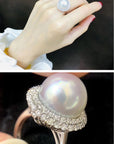 asap rocky pearl ring diamond custom chain jewelery free matching chain