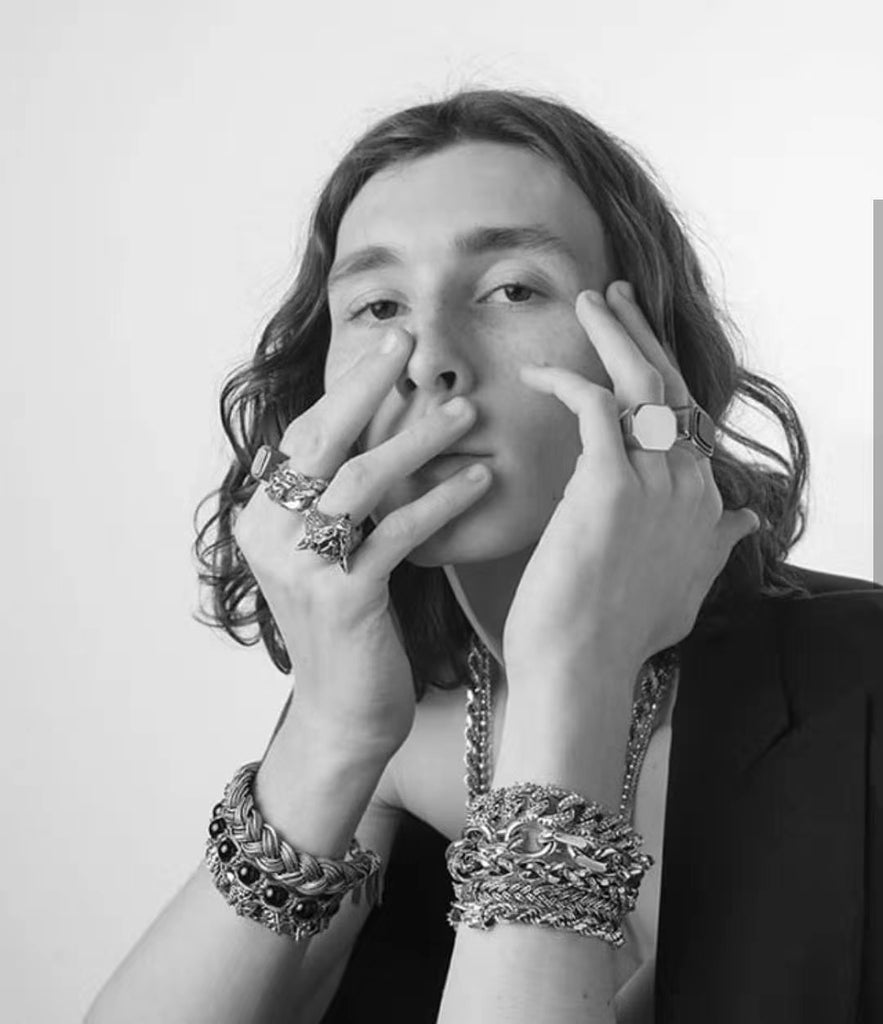 EMANUELE BICOCCHI beaded bracelet yellow gold farfetch ssense