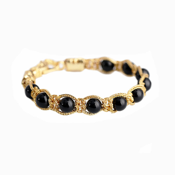 EMANUELE BICOCCHI beaded bracelet yellow gold farfetch ssense 